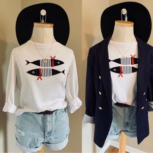 Talbots Nautical Sweater